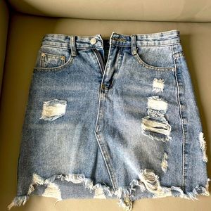 Jeans pencil skirt